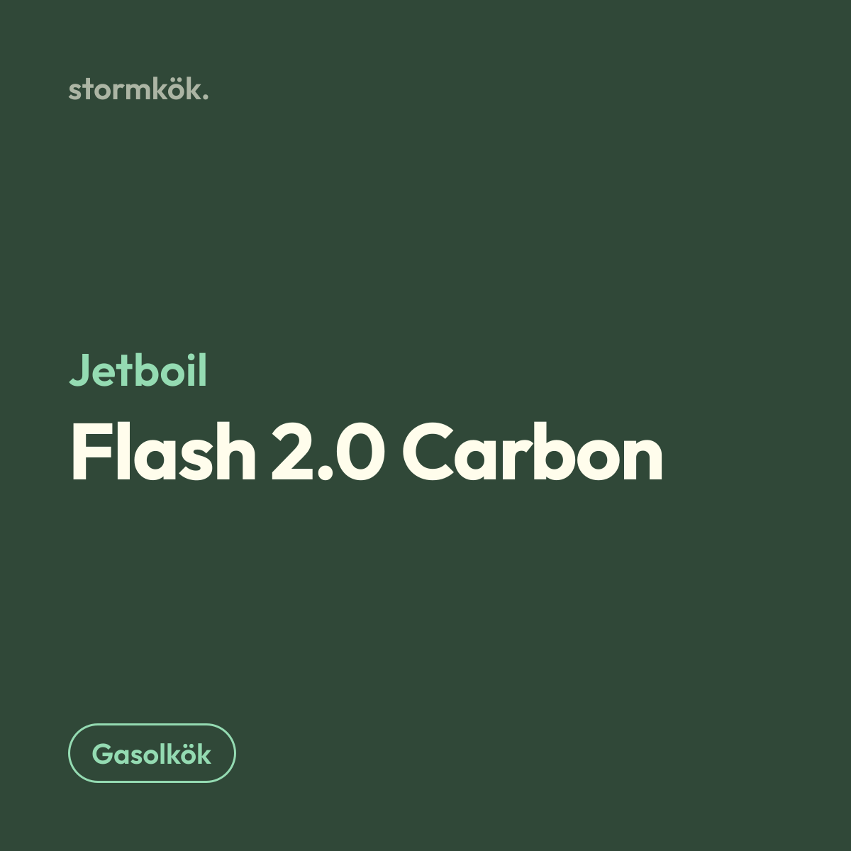 Jetboil Flash 2.0 Carbon