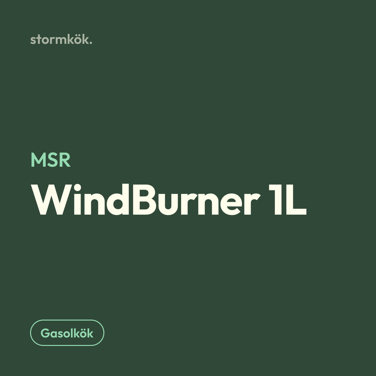 MSR WindBurner 1L