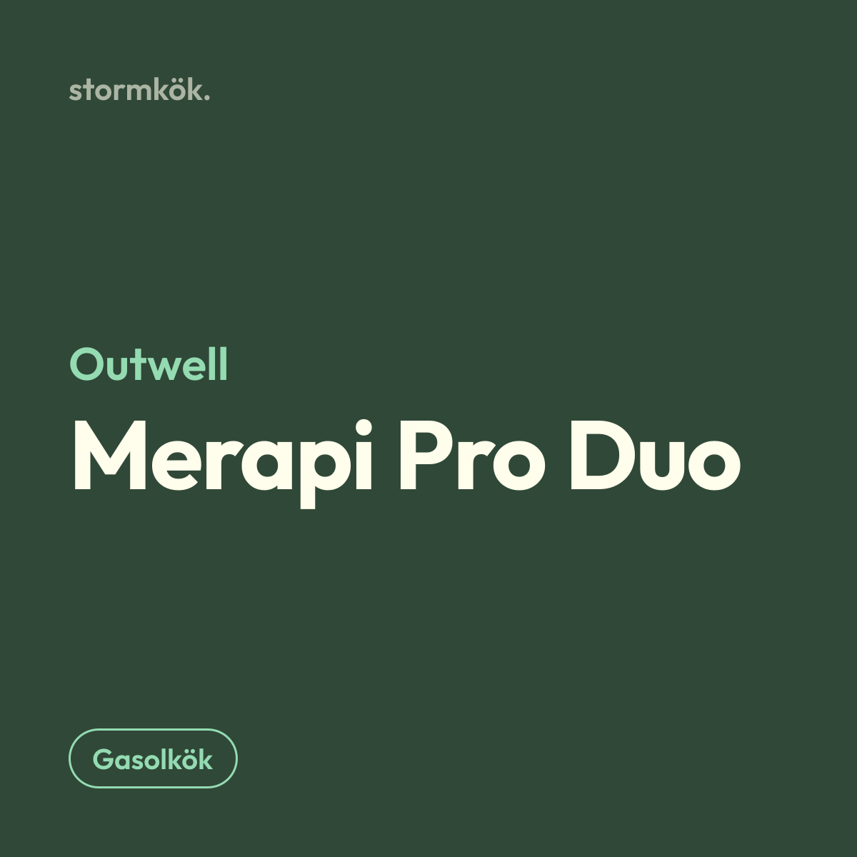 Outwell Merapi Pro Duo