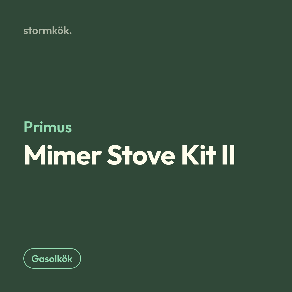 Primus Mimer Stove Kit II