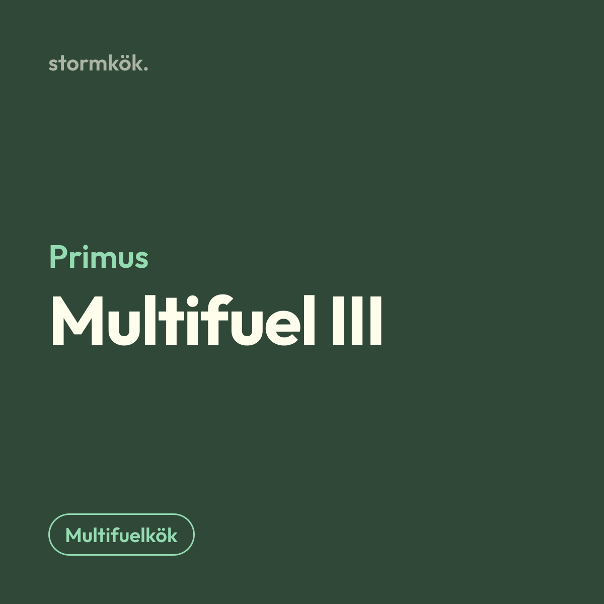 Primus Multifuel III