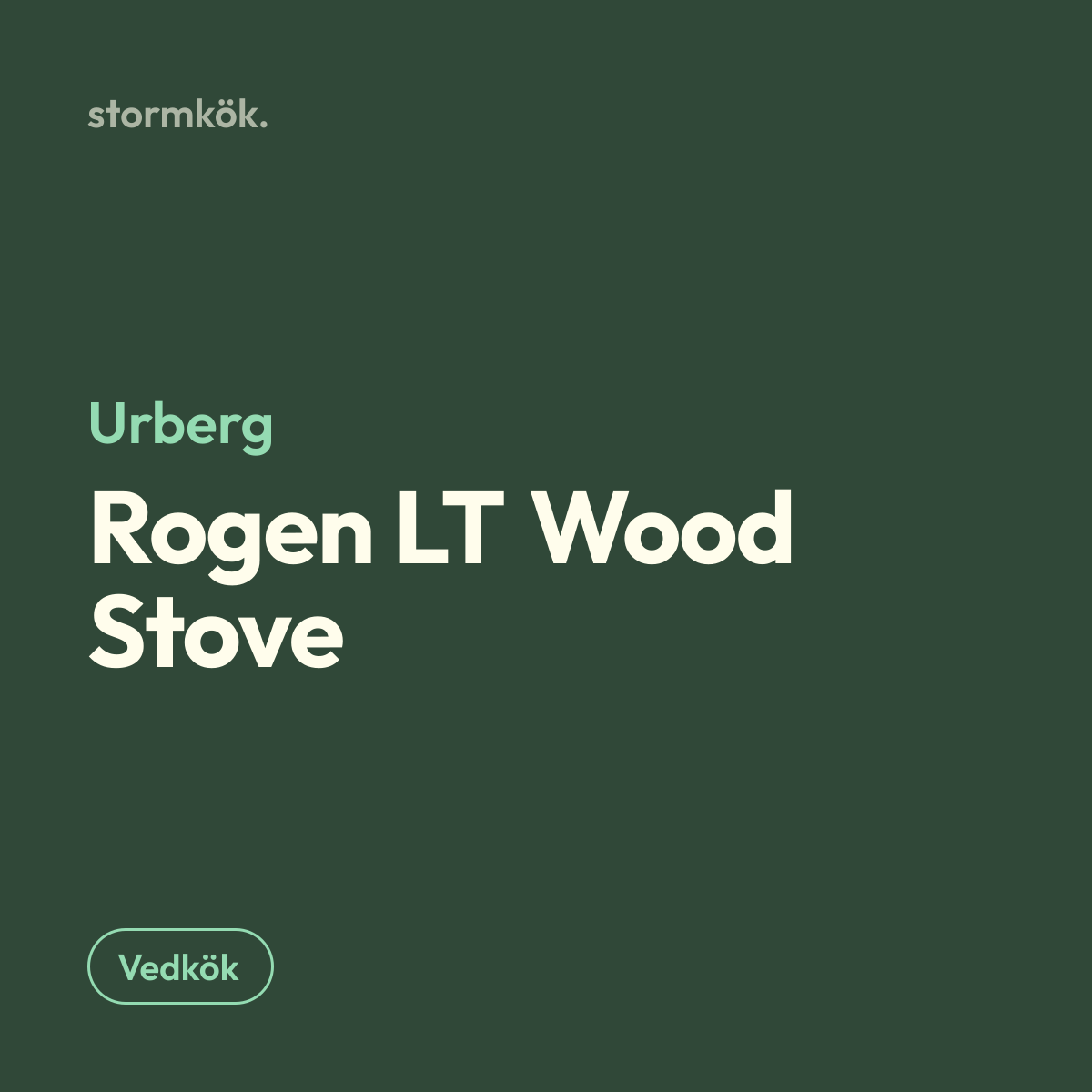 Urberg Rogen LT Wood Stove